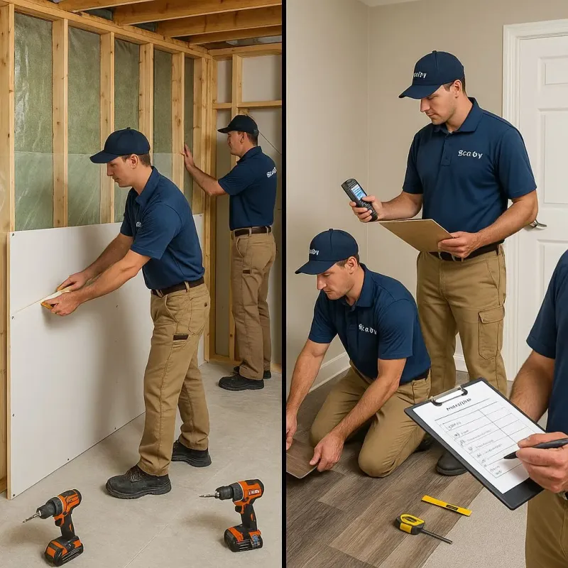 Repairs and Reconstruction process in Hickory Hills, MS
